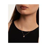 Necklace PDPaola Woman MINI LETTERS in Silver CO01-524-U - CO01-524-U